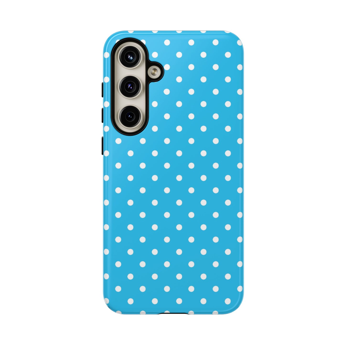 White dots on blue - Tough Cases