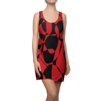 Scarlet Symphony - Women's Cut & Sew Racerback Dress