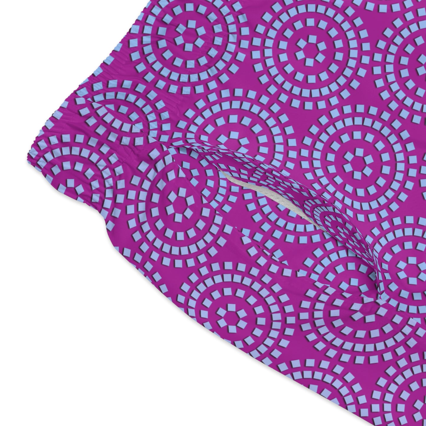 Circles and More Circles - Purple - Swim Trunks