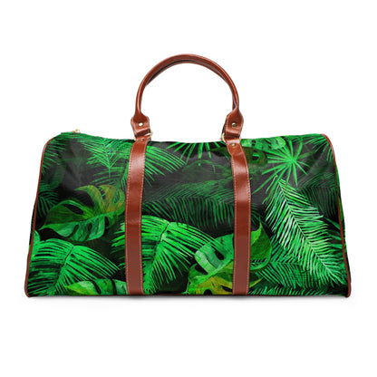 Dark tropical - Waterproof Travel Bag