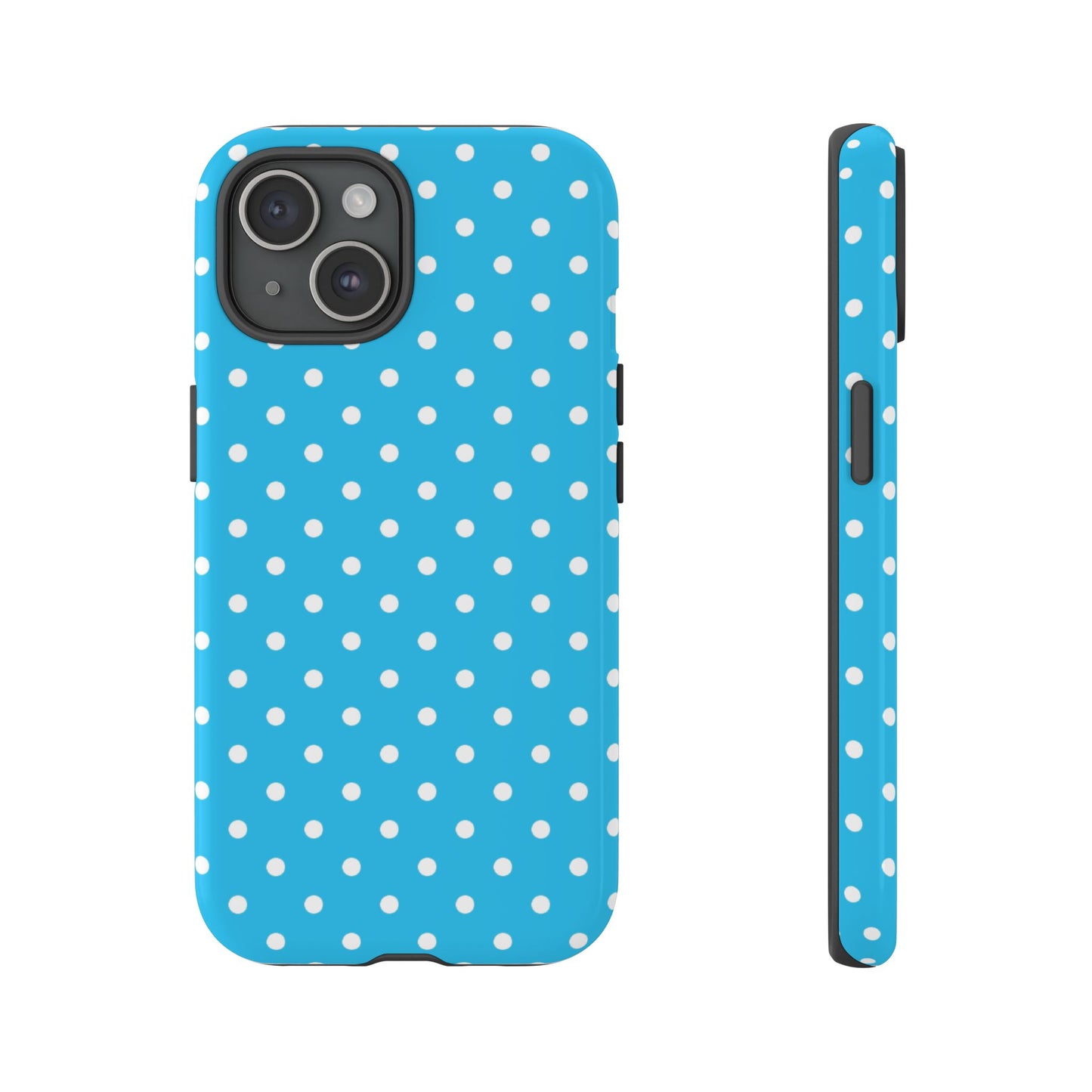 White dots on blue - Tough Cases