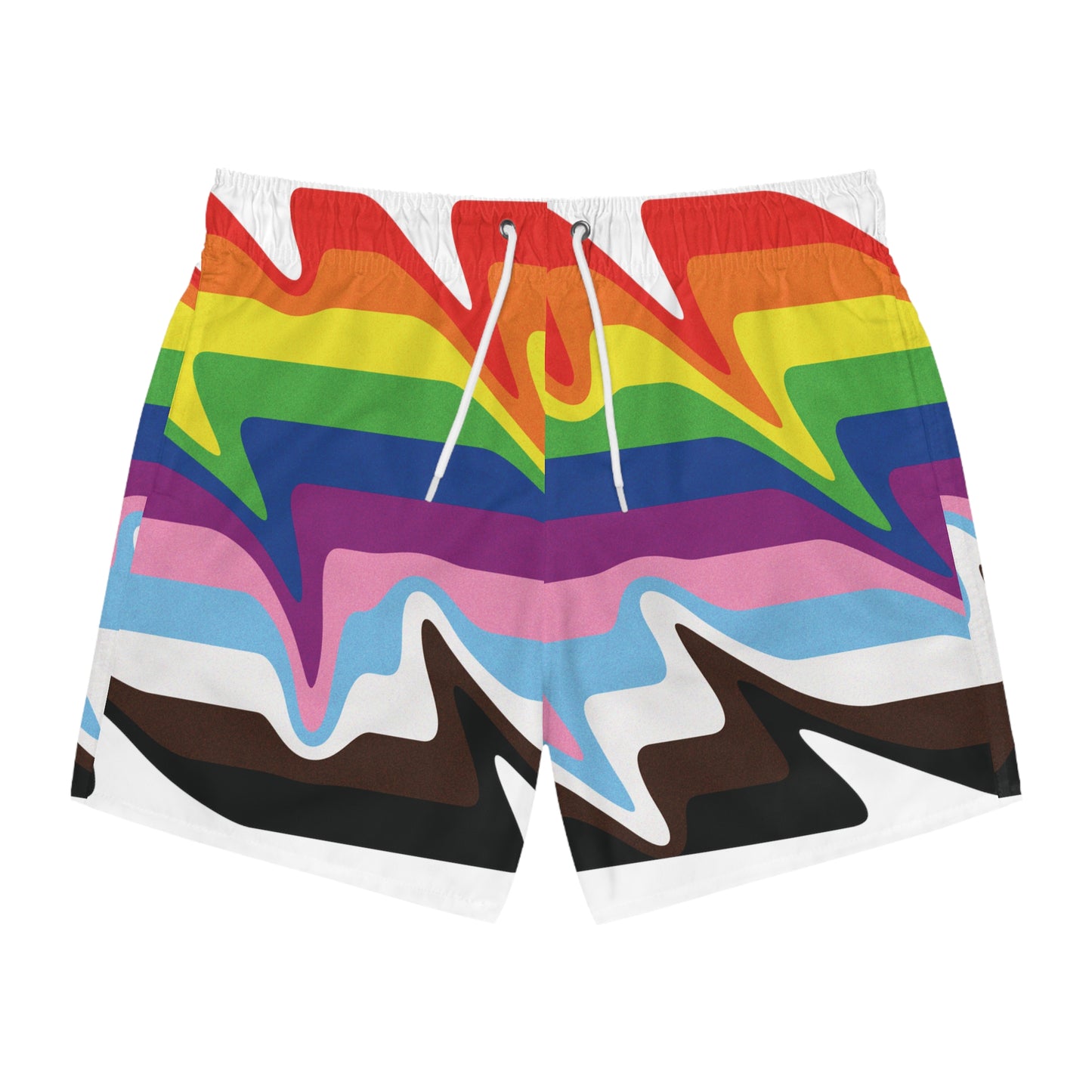 Pride - White ffffff - Swim Trunks