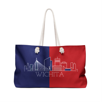 Wichita - Red White and Blue City Series - Weekender Bag