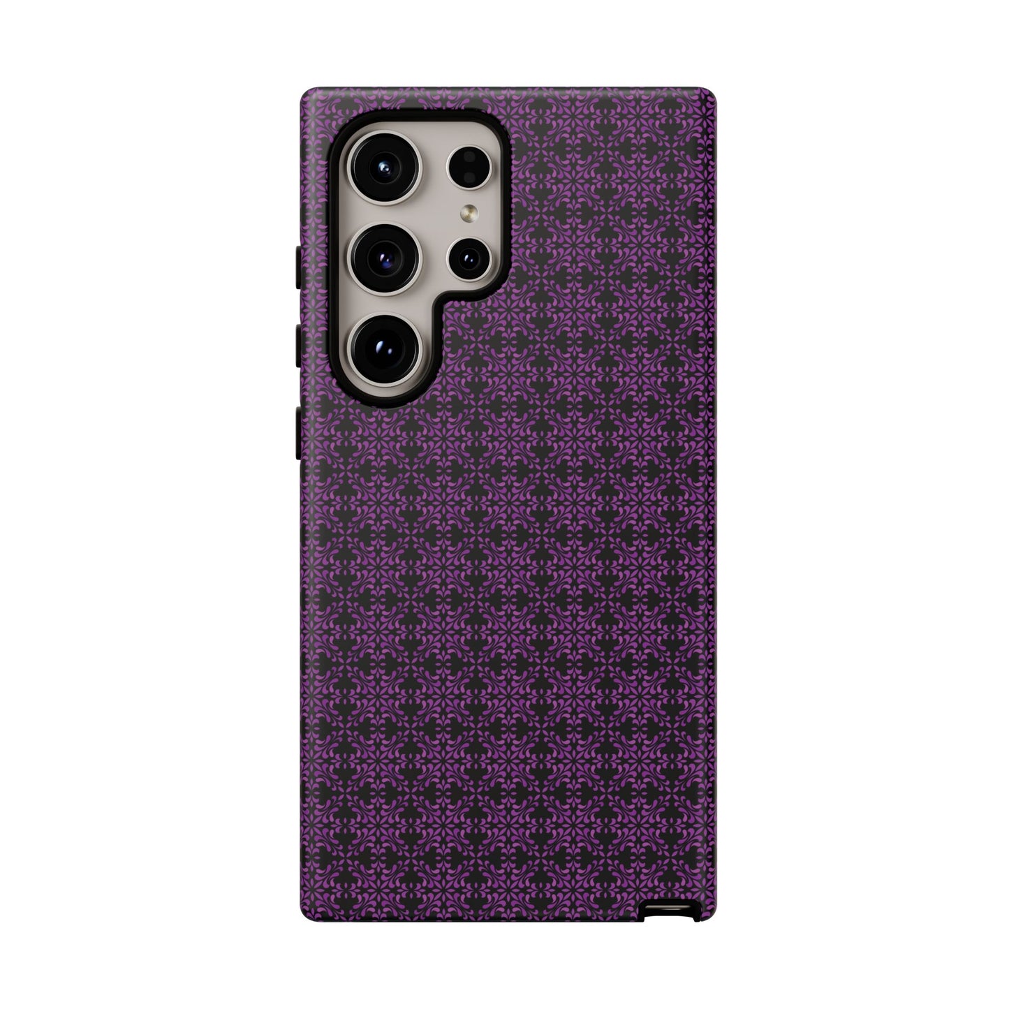 Vibrant Kaleidoscope - Purple - Black - Tough Cases