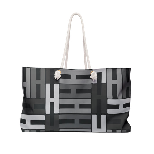 Letter Art - H - Big Print - Weekender Bag