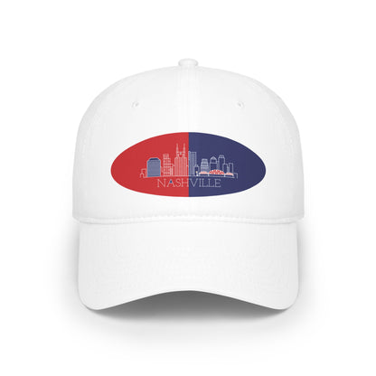 Nashville - Red White and Blue City series - Low Profile Baseball Cap