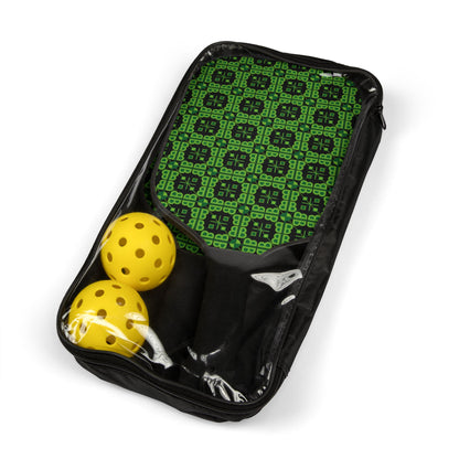 Letter Art - B - Green - Black 000000 - Pickleball Kit