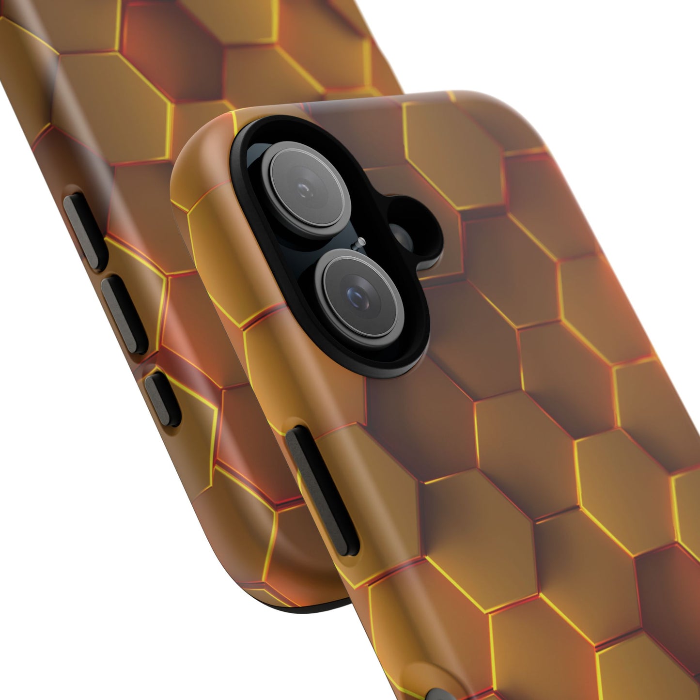 Hexagonal pattern - Gold - Tough Cases