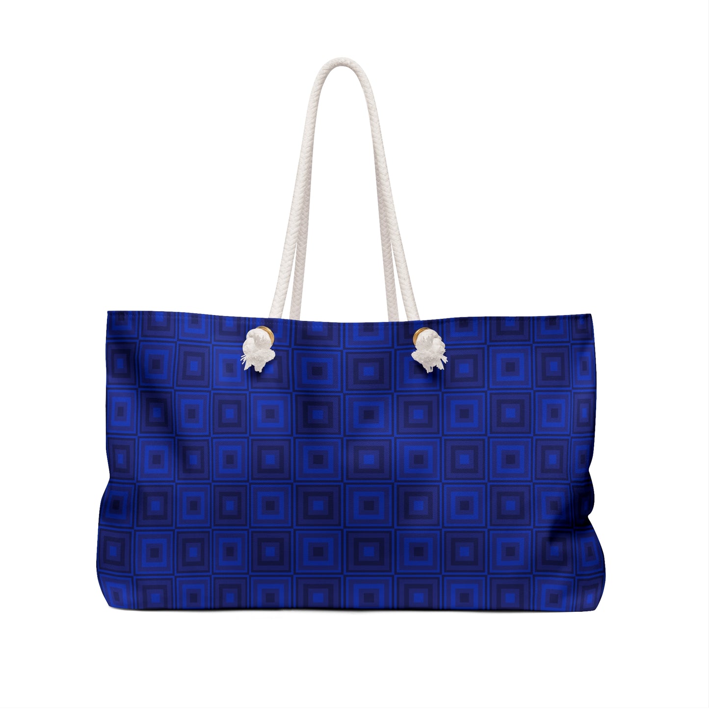 Blue Squares - Weekender Bag