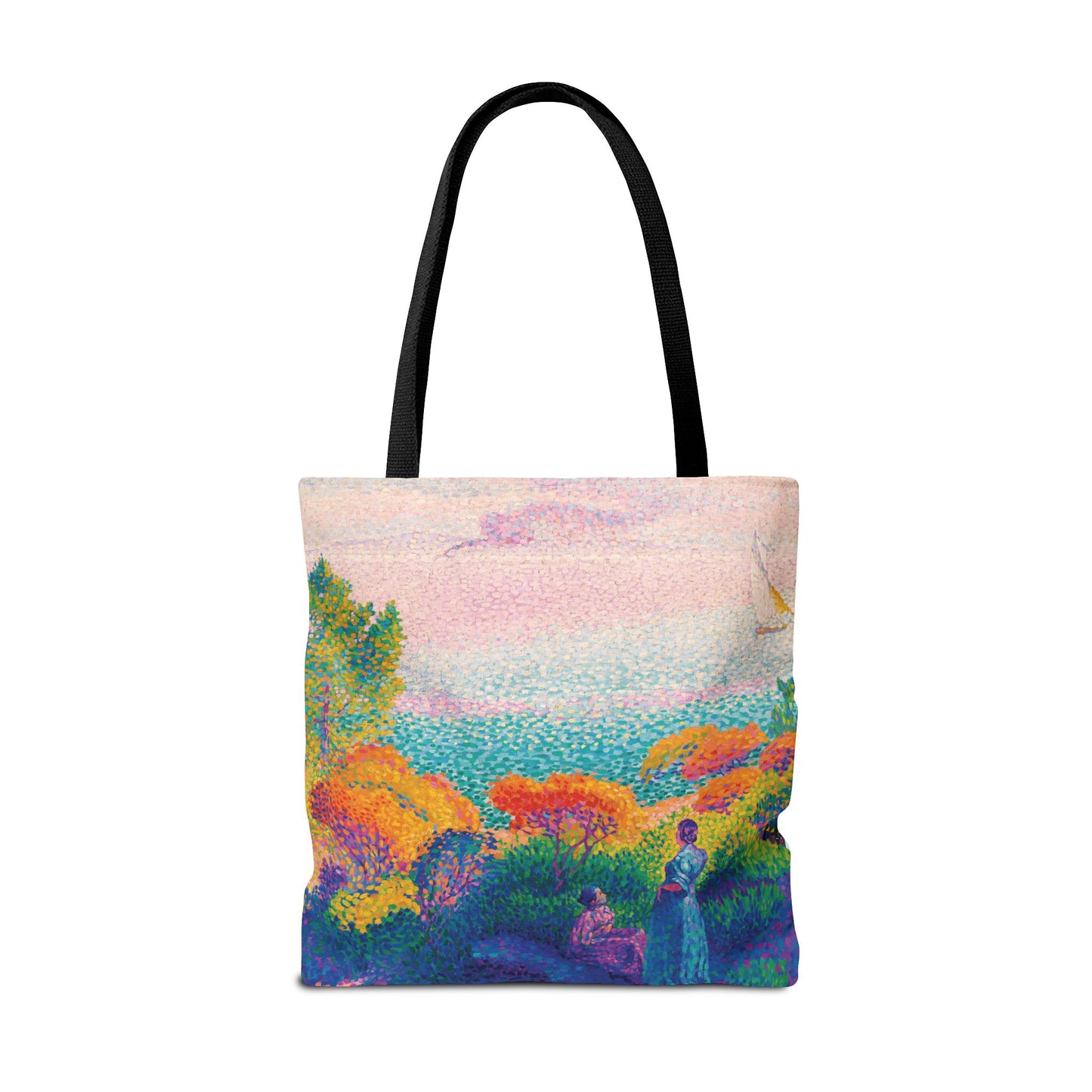 Henri Edmond Cross - Two Women by the Shore, Mediterranean - 1896 - Tote Bag