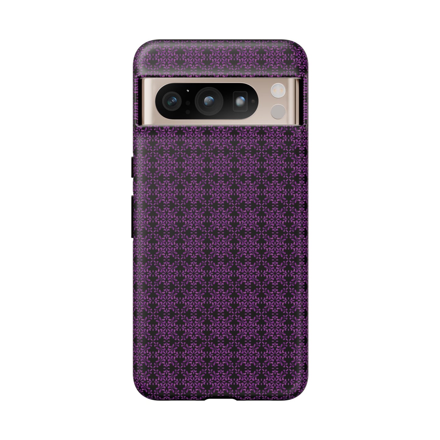 Vibrant Kaleidoscope - Purple - Black - Tough Cases