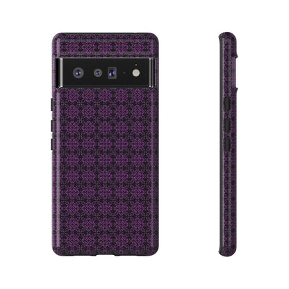 Vibrant Kaleidoscope - Purple - Black - Tough Cases