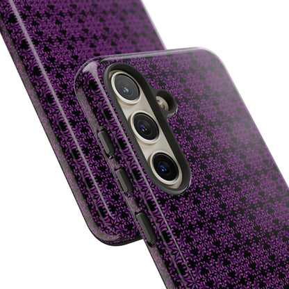 Vibrant Kaleidoscope - Purple - Black - Tough Cases