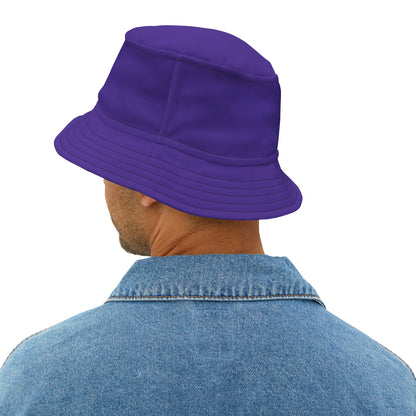 Nifty Ducks Co -  Logo - Purple Heart 5412AB - Bucket Hat (AOP)