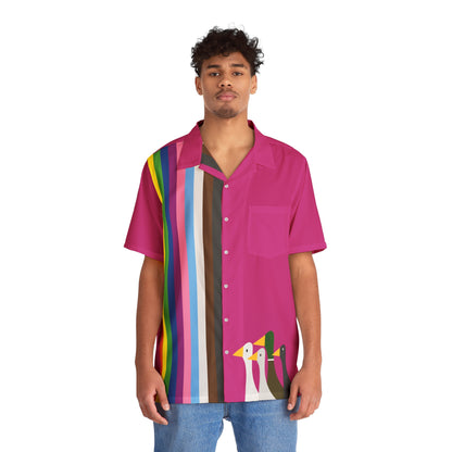Pride - Pink #c42a86 - Men's Hawaiian Shirt
