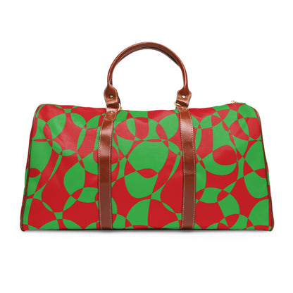 Scarlet Symphony - Lime Green - Waterproof Travel Bag