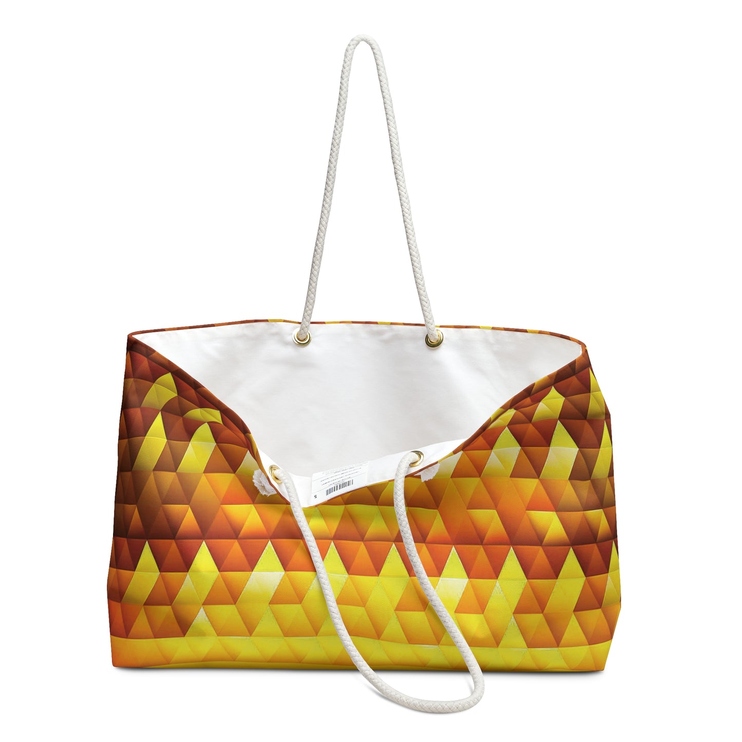 Golden Radiance - Sizzling Sunrise ffdb00 - Weekender Bag