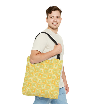 Maize - Medium Champagne Squares - Tote Bag