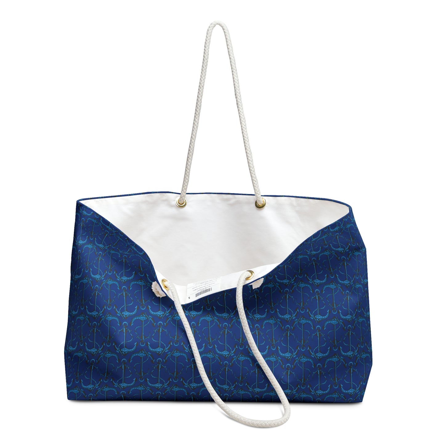 Anchors Away - Blue - Dark Blue 0c3f8b - Weekender Bag