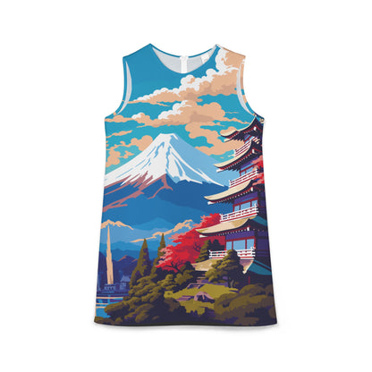 Mount Fuji - Japan - A-line Sleeveless Dress