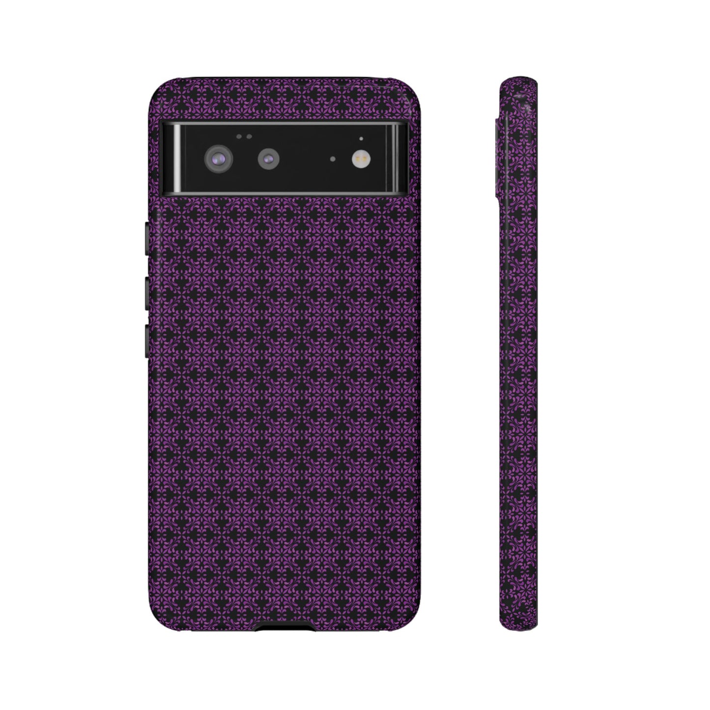 Vibrant Kaleidoscope - Purple - Black - Tough Cases