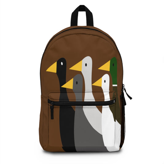 Bring the Ducks with you - Baker's Chocolate 643b13 - Backpack