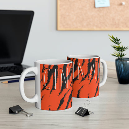 Bengal stripes - Cincinnati - Mug 11oz