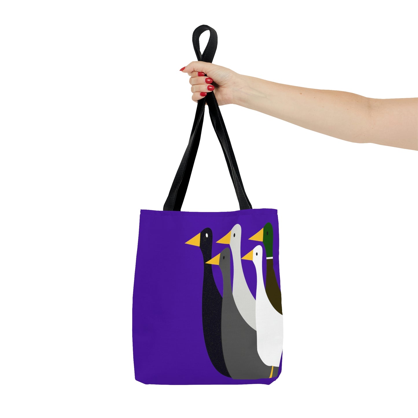 Take the ducks with you - Purple Heart 5412AB  - Tote Bag