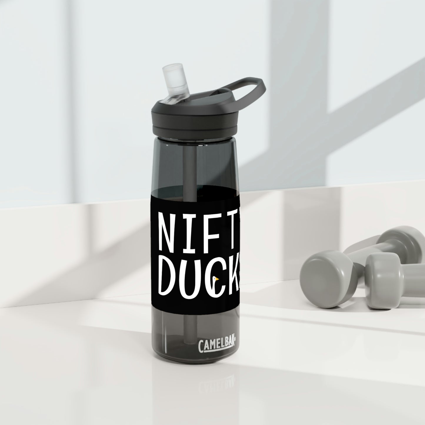 Nifty Ducks Co. Logo2 - CamelBak Eddy®  Water Bottle, 20oz - 25oz