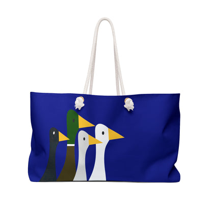 Nifty Ducks Co. - deep blue - Weekender Bag