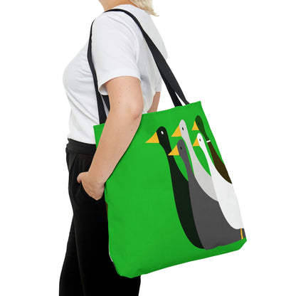 Take the ducks with you - Lime Green 21C12E  - Tote Bag