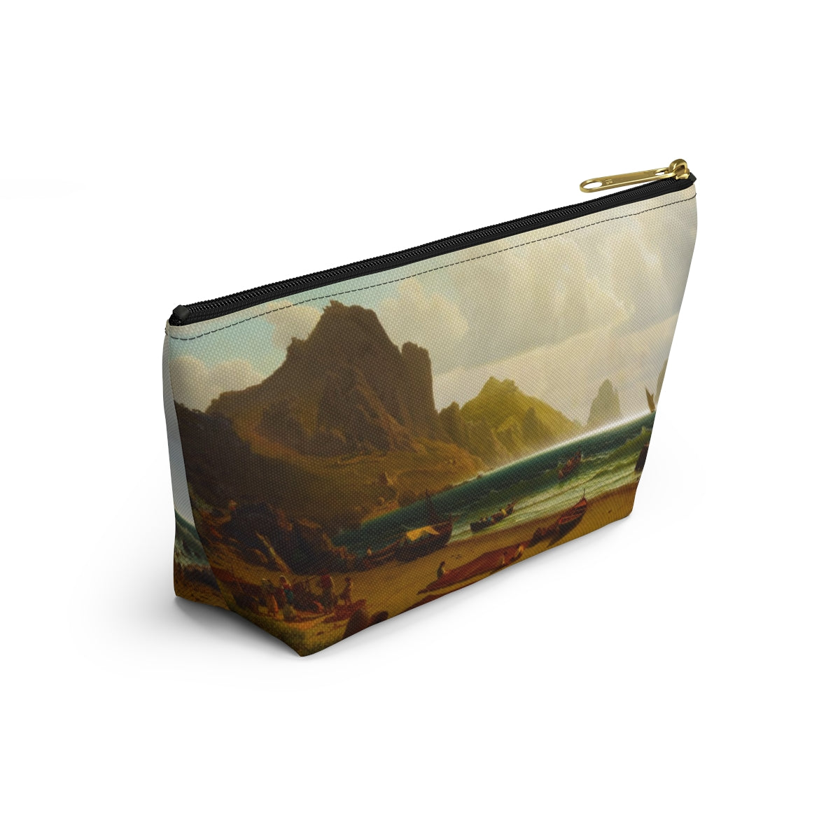 Albert Bierstadt - The Marina Piccola, Capri, 1859 - Accessory Pouch w T-bottom