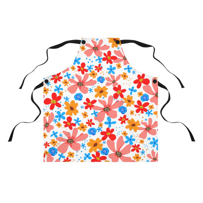 Playful Floral Print - Apron