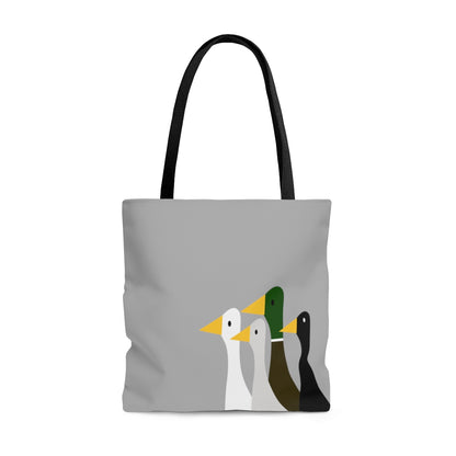 Take the ducks with you - light gray - Tote Bag