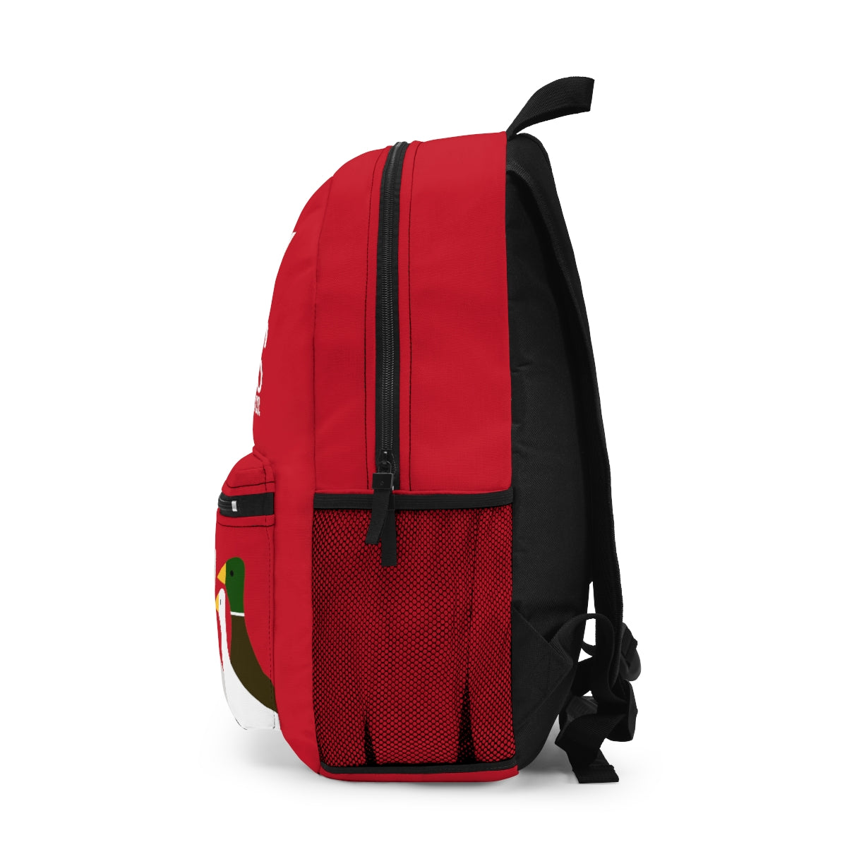Nifty Ducks Co. Logo2 - red - Backpack