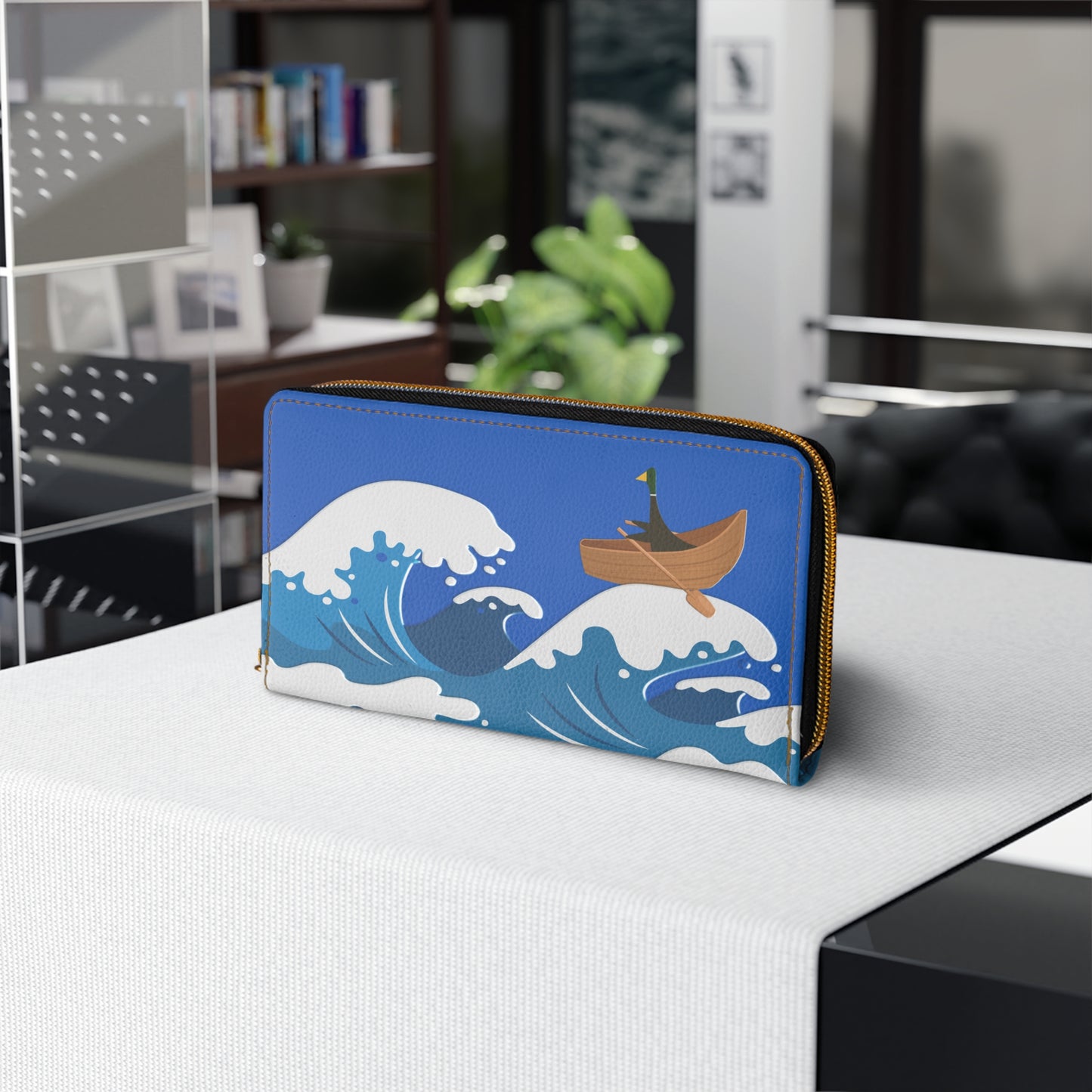 Rough Seas - Zipper Wallet