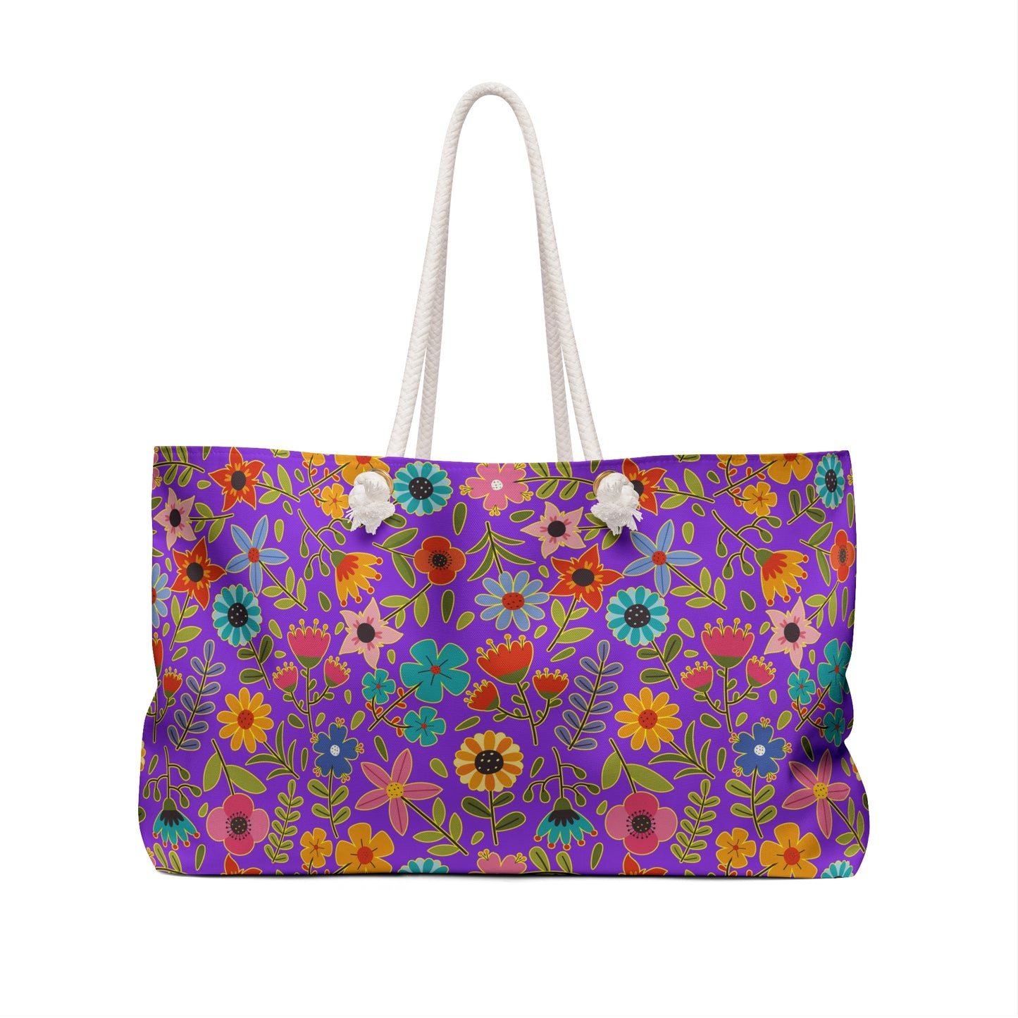 Playful Spring Flowers - Weekender Bag