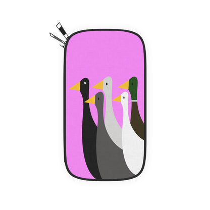 Take the ducks with you - Fuschia Pink ff8eff - Passport Wallet