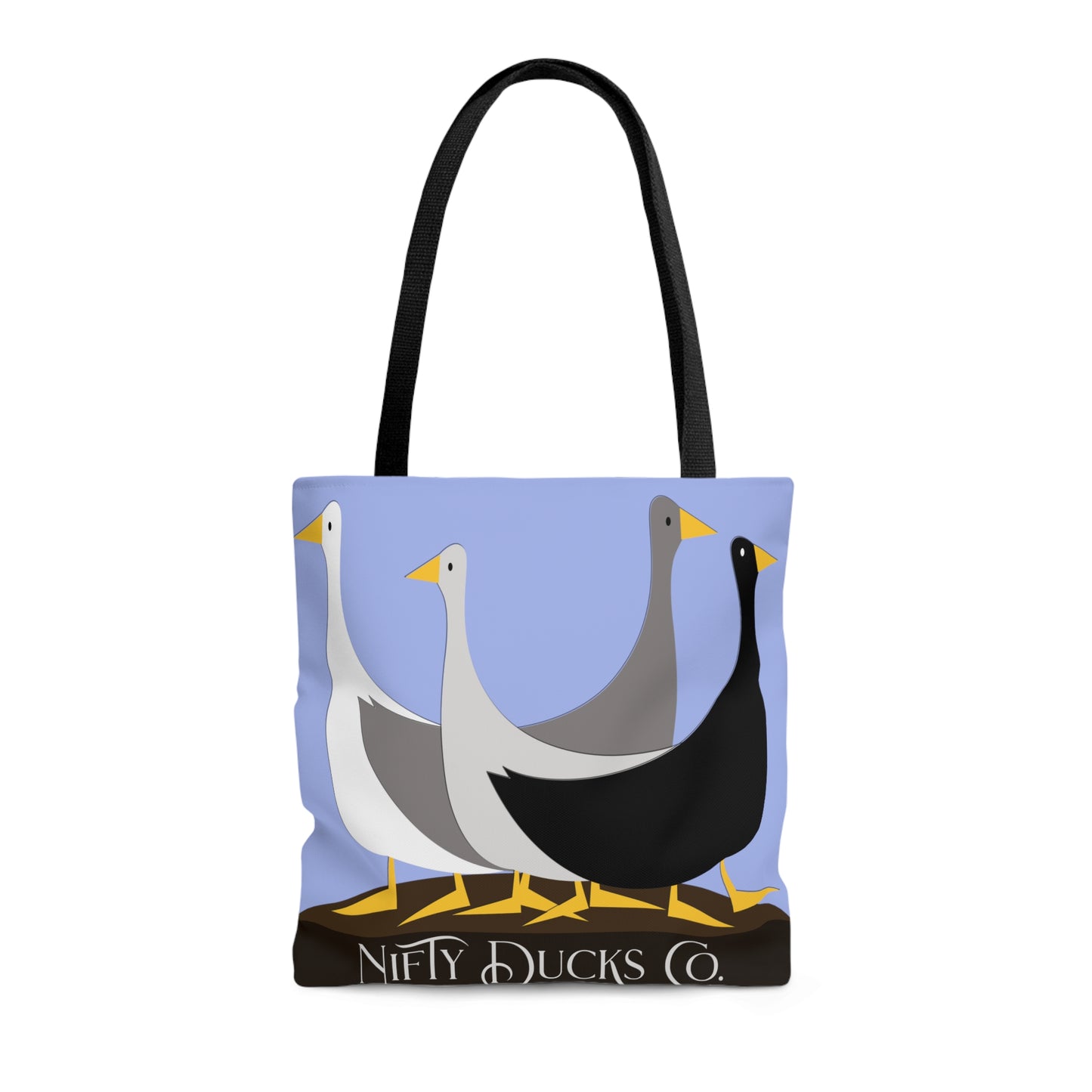 Nifty Ducks Co. Logo - light blue - Tote Bag