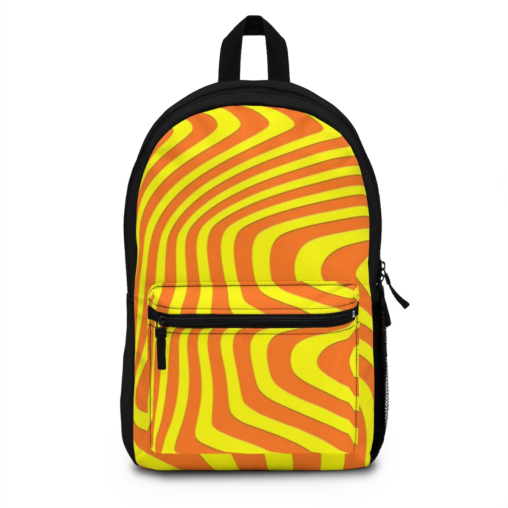 Retro wavy Orange/Yellow - Backpack