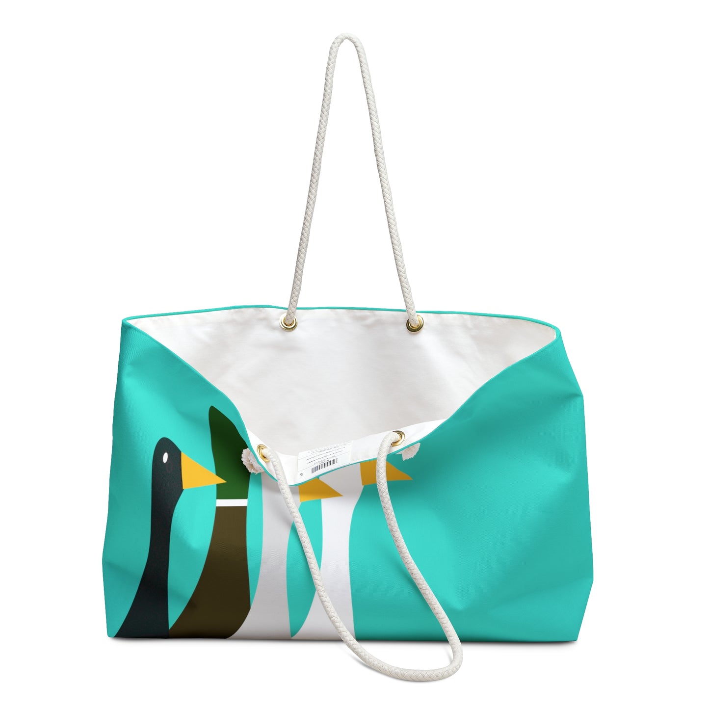 Nifty Ducks Co. - Turquoise 40E0D0 - Weekender Bag