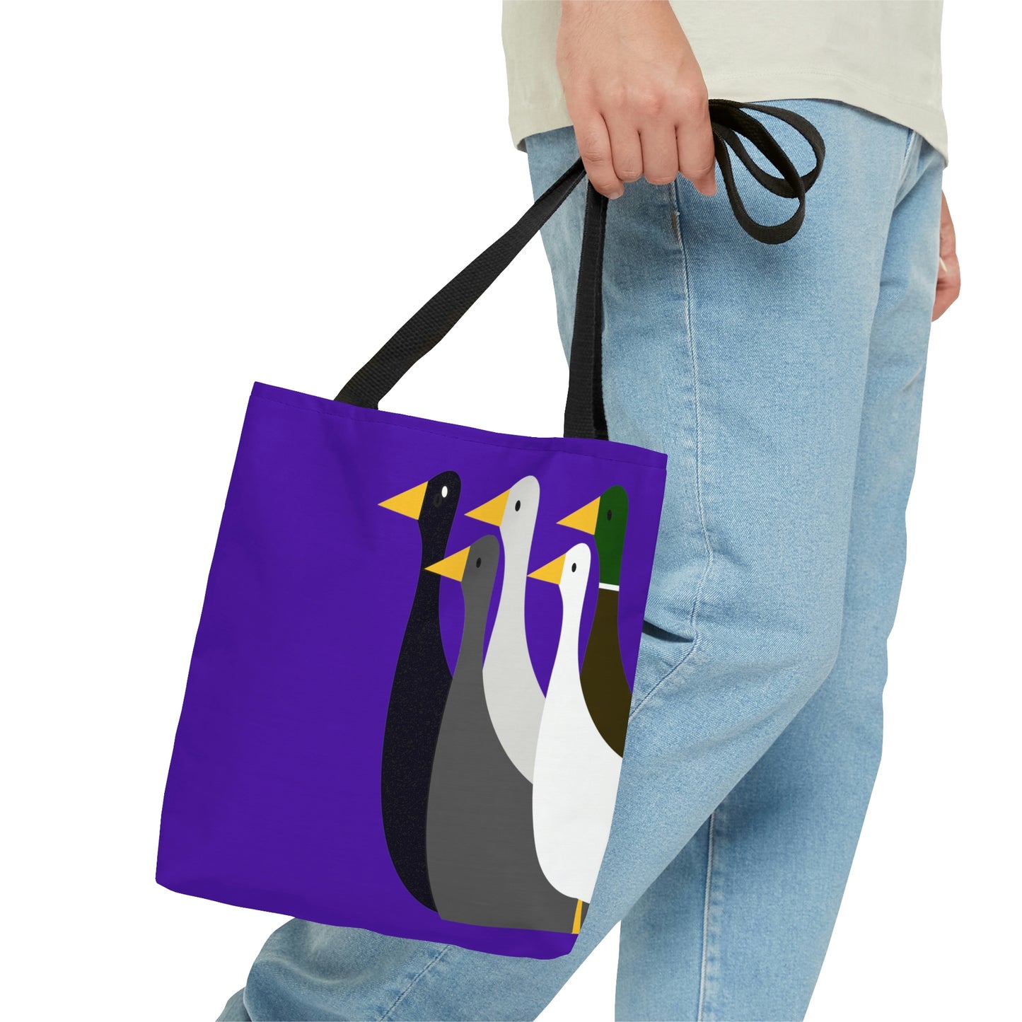 Take the ducks with you - Purple Heart 5412AB  - Tote Bag