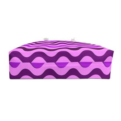 Retro wavy purple and pink - Weekender Bag