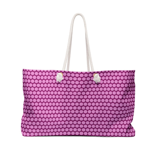 Dots for Days - Weekender Bag - Pink