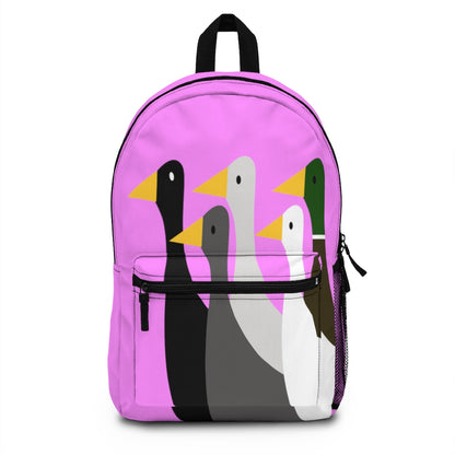 Bring the Ducks with you - Fuschia Pink ff8eff - Backpack