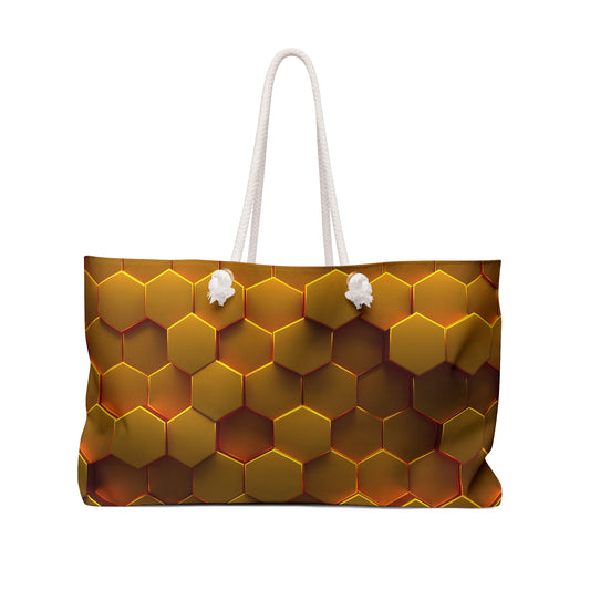 Hexagonal pattern - Weekender Bag