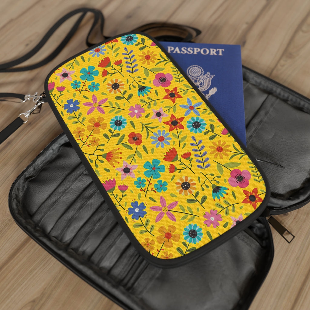 Playful Spring Flowers - Passport Wallet