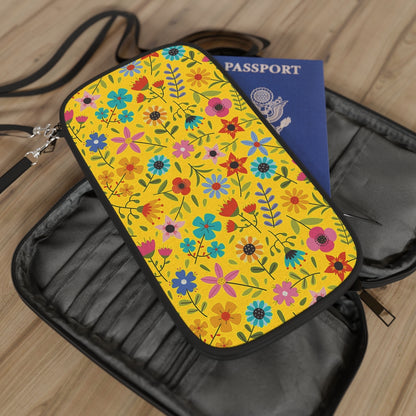 Playful Spring Flowers - Passport Wallet