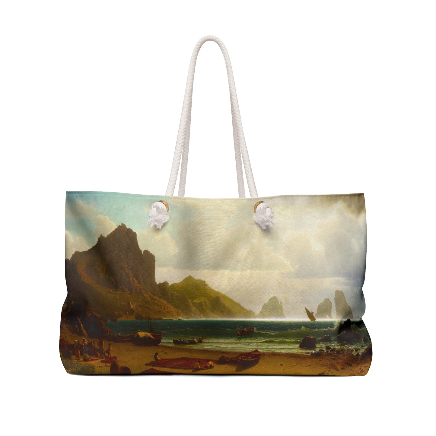 Albert Bierstadt - The Marina Piccola, Capri, 1859 - Weekender Bag