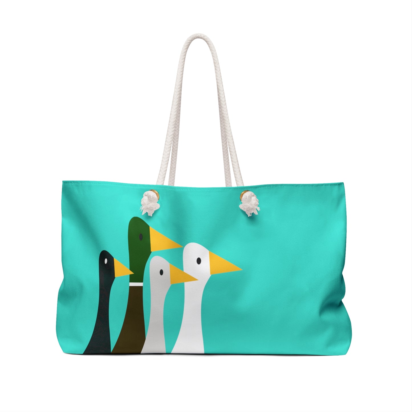 Nifty Ducks Co. - Turquoise 40E0D0 - Weekender Bag